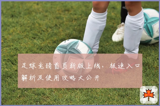 足球竞猜首页新版上线，极速入口解析及使用攻略大公开